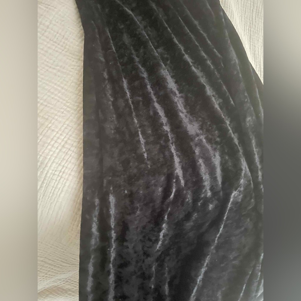 Vintage Victoria’s Secret VS Gold Label Crushed Velvet Maxi Dress - Picture 3 of 5